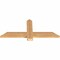 Ekena Millwork Eugene Smooth Timber Gable Bracket, Western Red Cedar, 36"W x 15"H x 1 1/2"D x 3 1/2"F, 10/12 Pitch GBW036X15X0204EUG00SWR - alternate 3